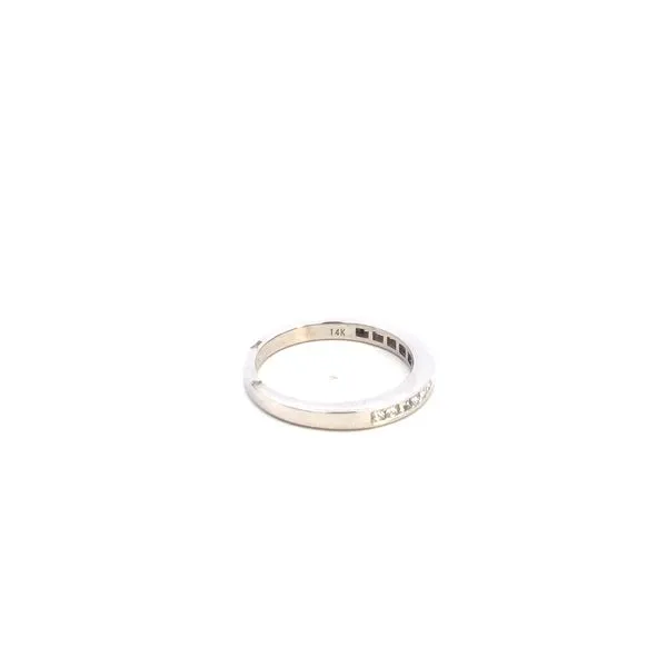 14KW Princess Cut Channel Set Diamond Wedding Band Image 3 Kiefer Jewelers Lutz, FL