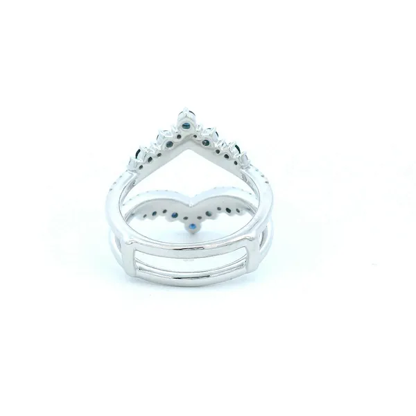 10KW Diamond and Blue Sapphire Ring Enhancer Image 4 Kiefer Jewelers Lutz, FL
