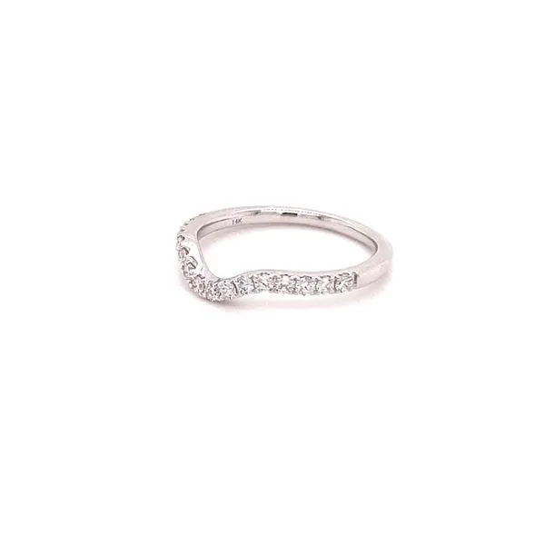 14K Diamond Curved Band Image 2 Kiefer Jewelers Lutz, FL