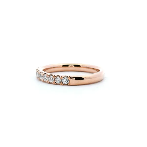 14KR .50CTW Diamond Wedding Band Image 4 Kiefer Jewelers Lutz, FL