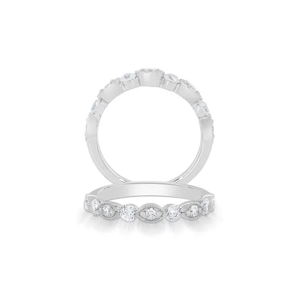 Marquise Shape & Round Diamond Anniversary Band Kiefer Jewelers Lutz, FL