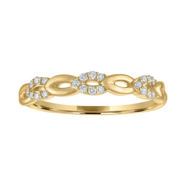 14KY Diamond Link Style Stackable Band Kiefer Jewelers Lutz, FL