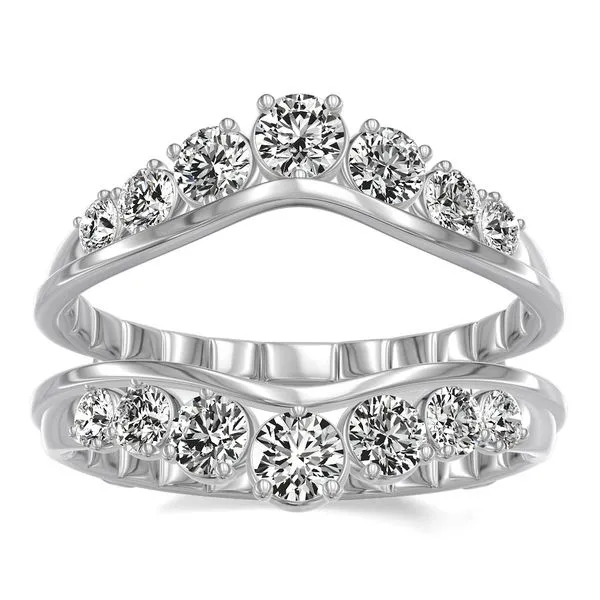 14K Diamond Guard Wedding Ring Image 2 Kiefer Jewelers Lutz, FL