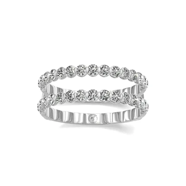 14KW .75ctw Diamond Engagement Wedding Band Enhancer Image 3 Kiefer Jewelers Lutz, FL