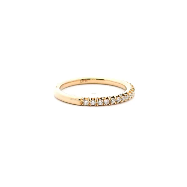 14KY .25ctw Diamond Wedding Band Image 3 Kiefer Jewelers Lutz, FL
