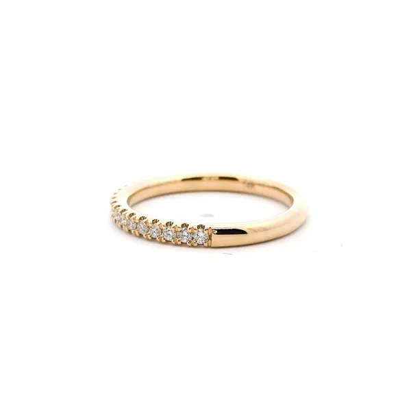 14KY 0.25CTW Diamond Wedding Band Image 4 Kiefer Jewelers Lutz, FL