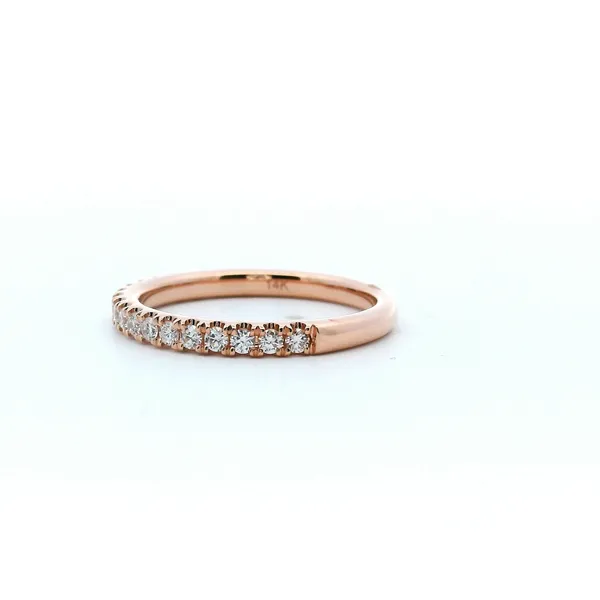 14KR .33ctw Diamond Wedding Band Image 4 Kiefer Jewelers Lutz, FL