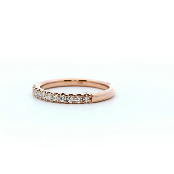 14KR .33ctw Diamond Wedding Band Image 4 Kiefer Jewelers Lutz, FL
