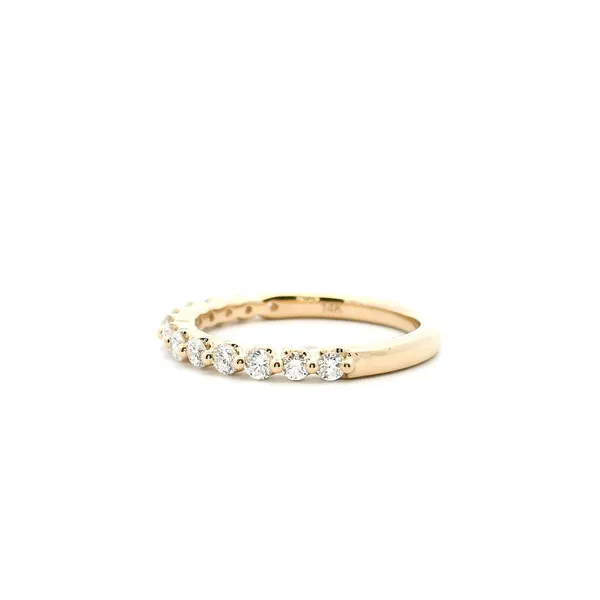 14KY Diamond Shared Prong Wedding Band Image 4 Kiefer Jewelers Lutz, FL