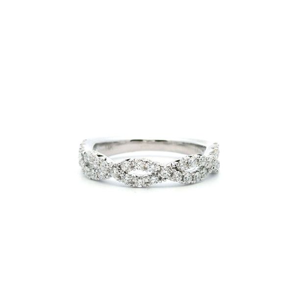 14KW Diamond Twist Wedding Band Kiefer Jewelers Lutz, FL
