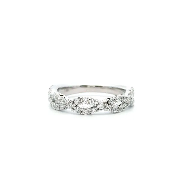 14KW Diamond Twist Wedding Band Kiefer Jewelers Lutz, FL