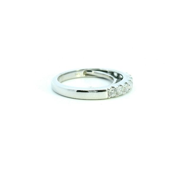14KW .58CTW Prong Set Expandable Wedding Band Image 3 Kiefer Jewelers Lutz, FL