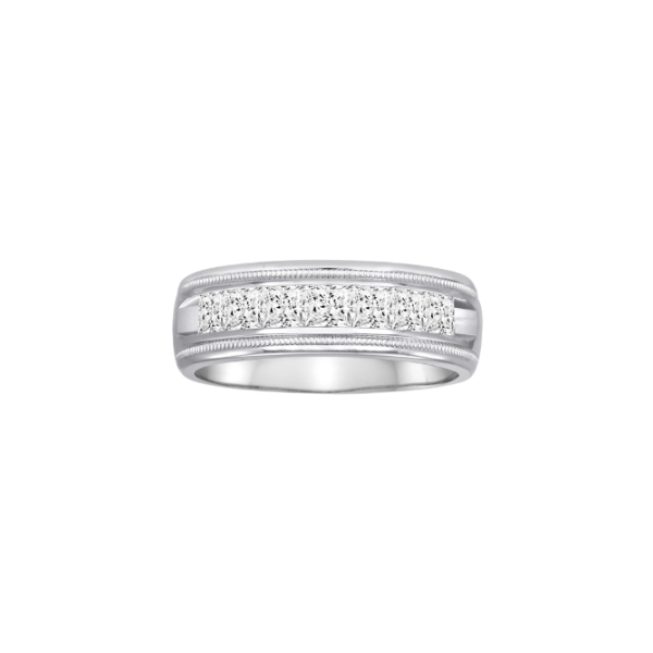 14KW Princess Cut Diamond Wedding Band Kiefer Jewelers Lutz, FL