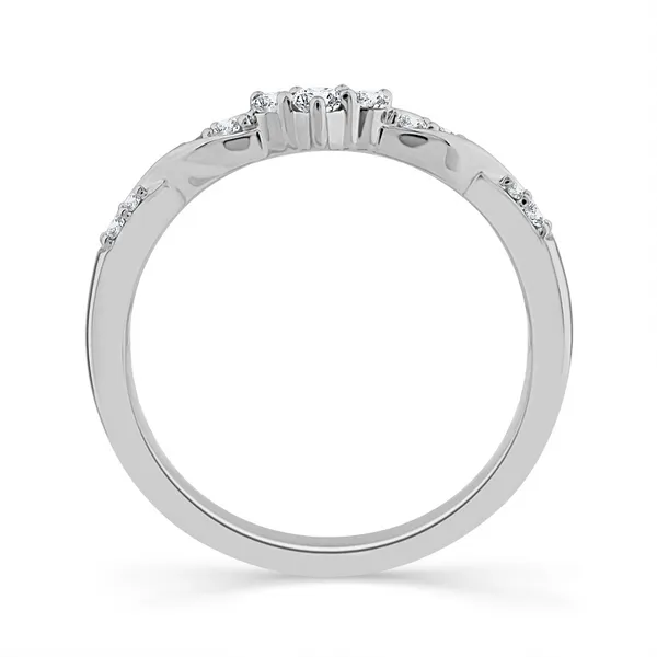 10KW Curved Diamond Wedding Band Image 2 Kiefer Jewelers Lutz, FL