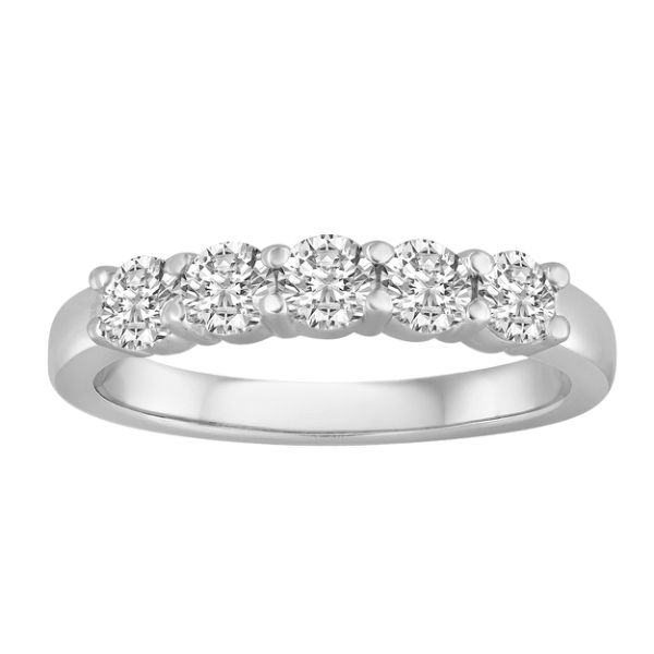 14K 1.00ctw Diamond 5 Stone Ring Kiefer Jewelers Lutz, FL