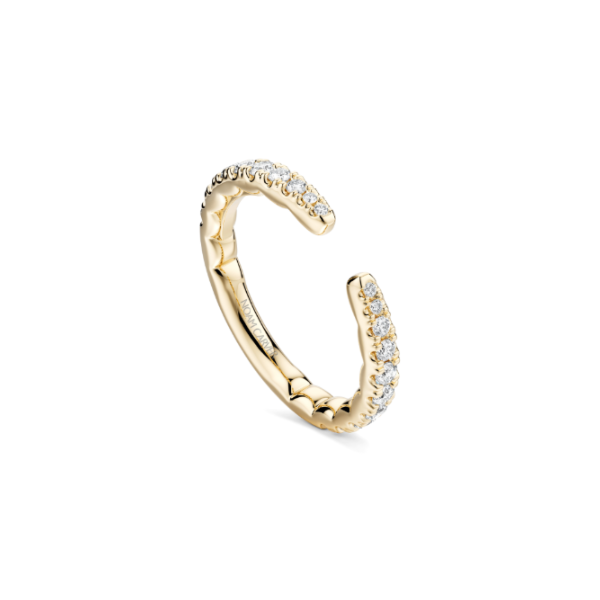 Luna 14KY .50CTW Diamond Split Shank Wedding Band by Noam Carver Kiefer Jewelers Lutz, FL