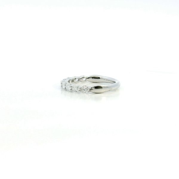 14KW .75CTW Oval Diamond Wedding Band Image 4 Kiefer Jewelers Lutz, FL