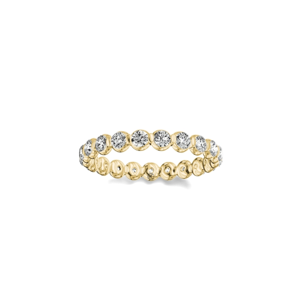 14KY 1.52ctw Diamond Eternity Ring Image 3 Kiefer Jewelers Lutz, FL