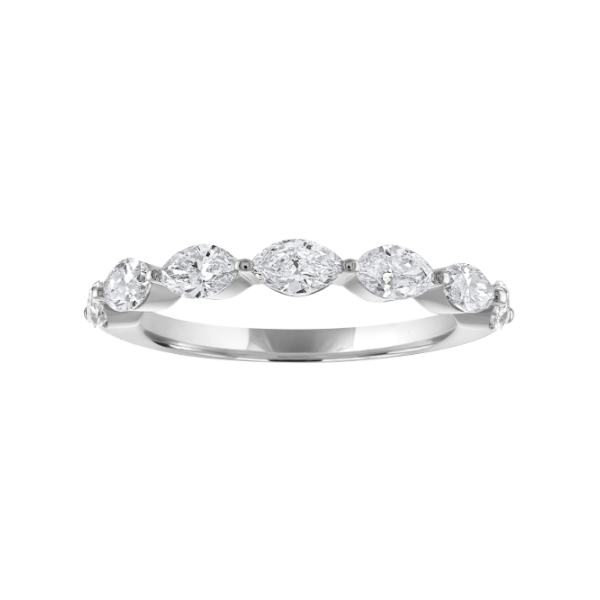 14KW 1.75CTW Marquise Diamond Eternity Wedding Band Kiefer Jewelers Lutz, FL