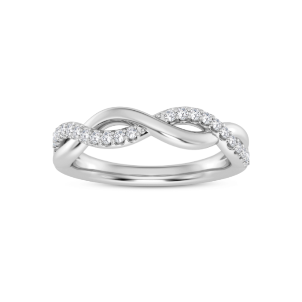 14K Diamond Twist Ring Kiefer Jewelers Lutz, FL