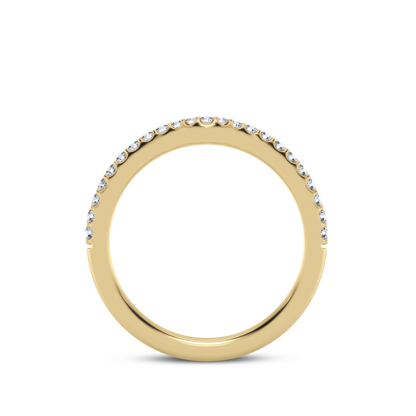 14K Diamond Cathedral Curved Ring Image 3 Kiefer Jewelers Lutz, FL