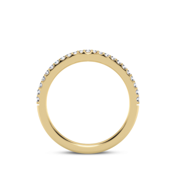 14K Diamond Cathedral Curved Ring Image 3 Kiefer Jewelers Lutz, FL