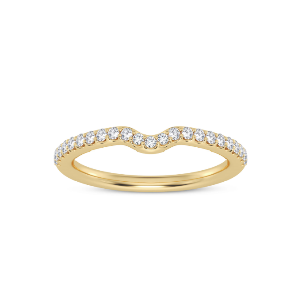 14K Diamond Cathedral Curved Ring Kiefer Jewelers Lutz, FL