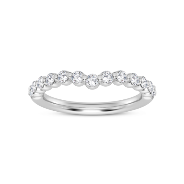 14K Diamond Curved Ring Kiefer Jewelers Lutz, FL