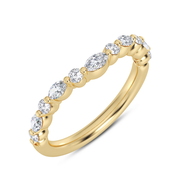 14K Diamond Curved Ring Kiefer Jewelers Lutz, FL