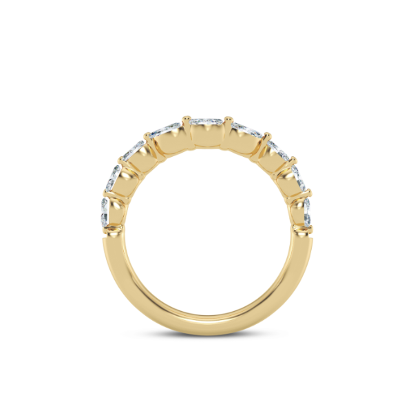 14K Marquise Diamond Curved Ring Image 3 Kiefer Jewelers Lutz, FL