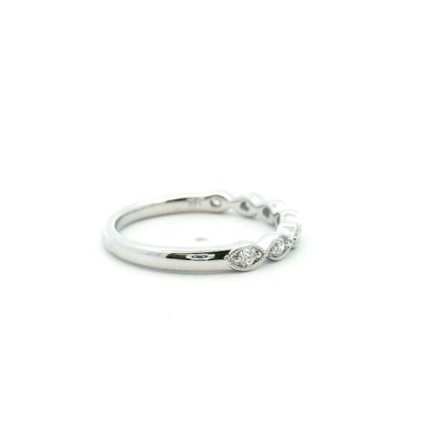 14KW Vintage Navette Diamond Band Image 3 Kiefer Jewelers Lutz, FL