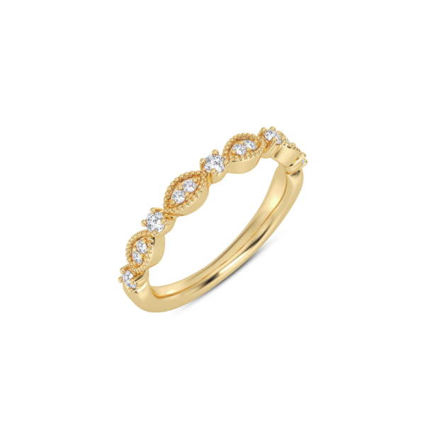 14KY Vintage Diamond Band Image 2 Kiefer Jewelers Lutz, FL