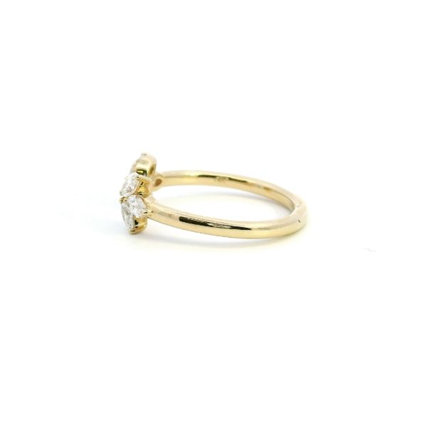 14KY 0.37CTW Marquise Diamond Wedding Band Image 4 Kiefer Jewelers Lutz, FL