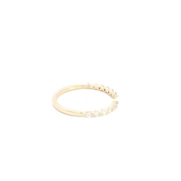 14KY Diamond Wedding Band Wrap Image 3 Kiefer Jewelers Lutz, FL