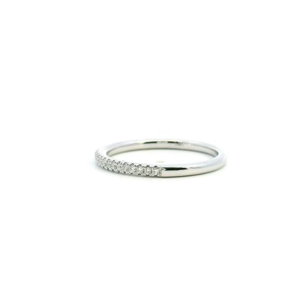 14KY 0.15CTW Diamond Prong Set Wedding Band Image 4 Kiefer Jewelers Lutz, FL