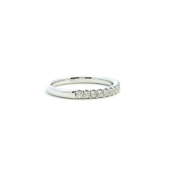 14KW 0.35CTW Diamond Prong Set Wedding Band Image 3 Kiefer Jewelers Lutz, FL