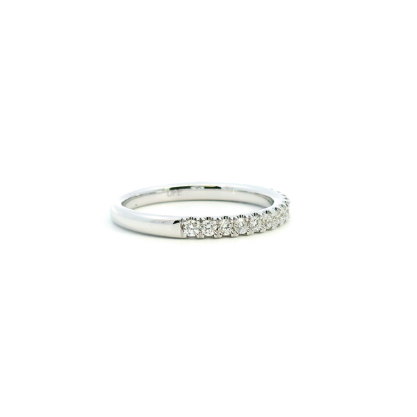14KW 0.35CTW Diamond Prong Set Wedding Band Image 3 Kiefer Jewelers Lutz, FL