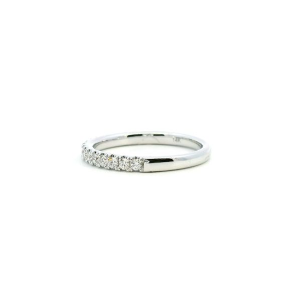 14KW 0.35CTW Diamond Prong Set Wedding Band Image 4 Kiefer Jewelers Lutz, FL