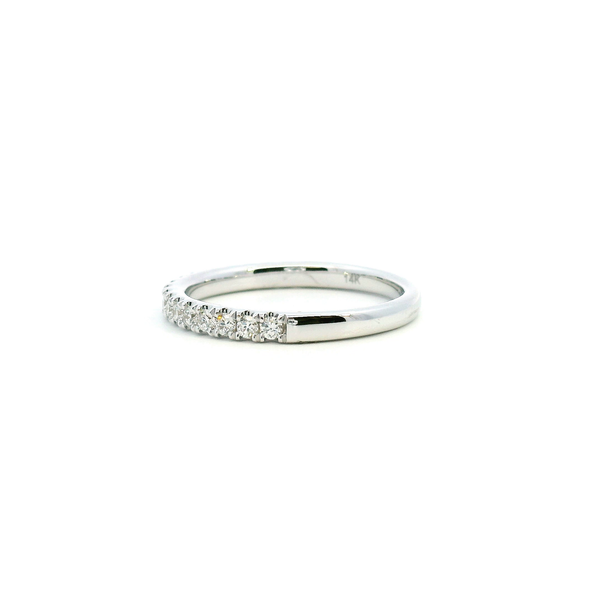 14KW 0.35CTW Diamond Prong Set Wedding Band Image 4 Kiefer Jewelers Lutz, FL
