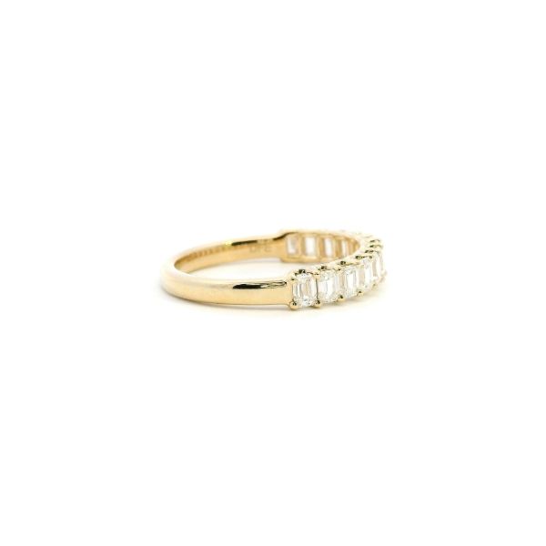 14KY 1.05CTW Emerald Cut Diamond Wedding Band Image 3 Kiefer Jewelers Lutz, FL