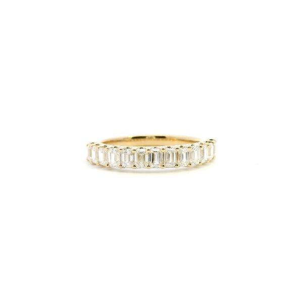 14KY 1.05CTW Emerald Cut Diamond Wedding Band Kiefer Jewelers Lutz, FL