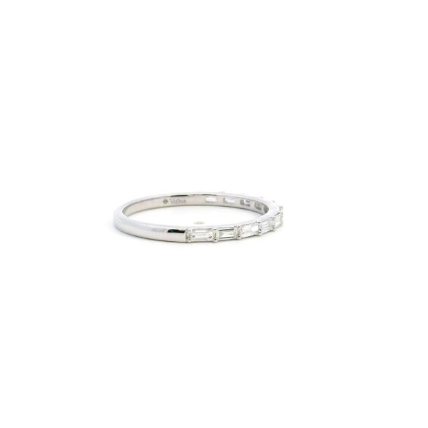 14KW 0.25CTW Diamond Bagguette Wedding Band Image 3 Kiefer Jewelers Lutz, FL
