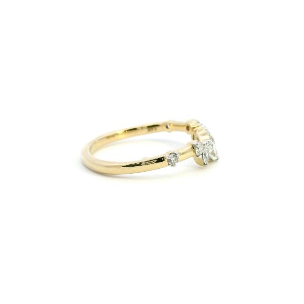 14KY Diamond Wedding Band Image 3 Kiefer Jewelers Lutz, FL