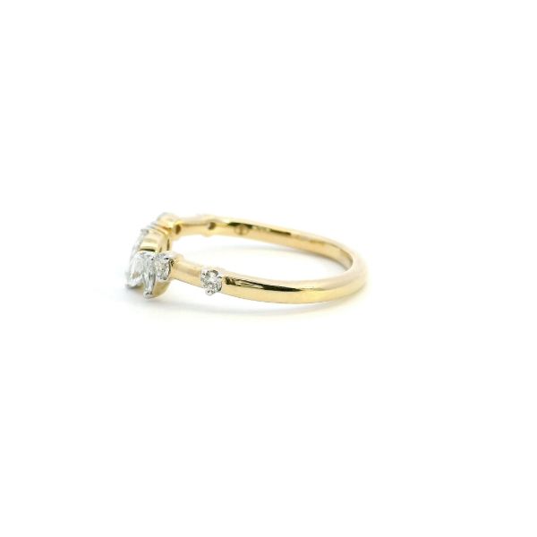 14KY Diamond Wedding Band Image 4 Kiefer Jewelers Lutz, FL