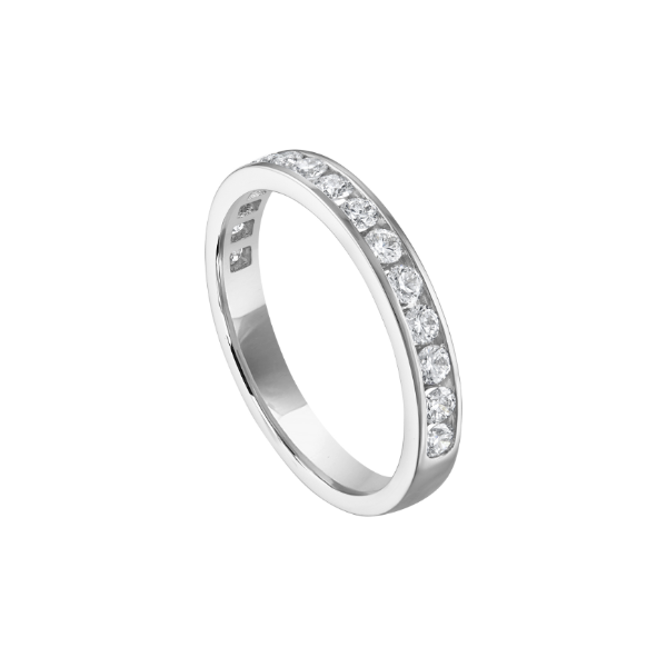 14KW 0.20CTW Diamond Channel Set Wedding Band Kiefer Jewelers Lutz, FL