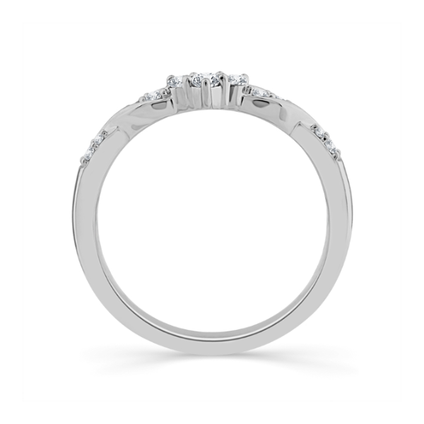 10KW Curved Diamond Wedding Band Image 2 Kiefer Jewelers Lutz, FL