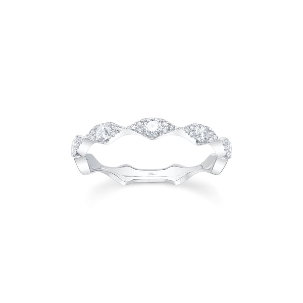 14KW 0.38CTW Diamond Pave Scalloped Band by Shy Creation Image 2 Kiefer Jewelers Lutz, FL