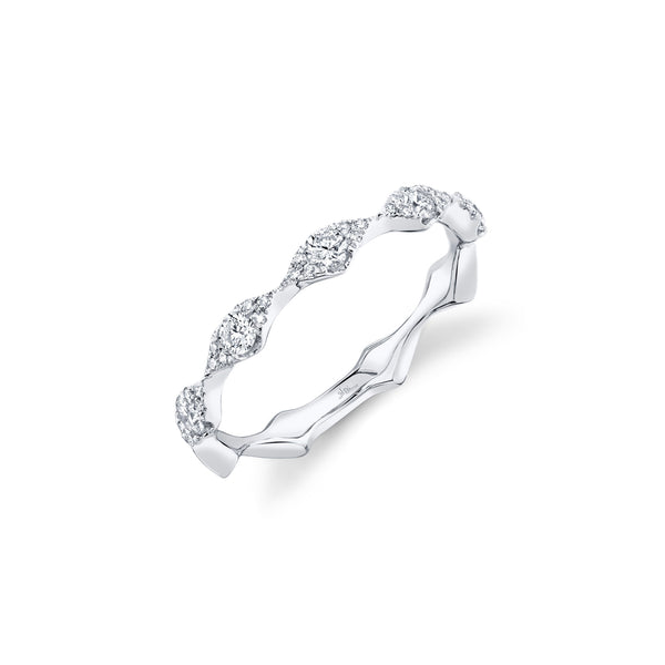 14KW 0.38CTW Diamond Pave Scalloped Band by Shy Creation Kiefer Jewelers Lutz, FL