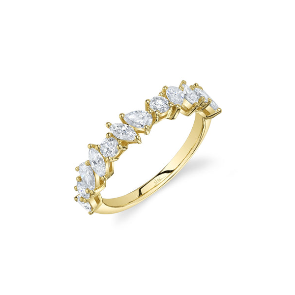 14KY 1.07CTW Marquise, Pear Shape, and Round Diamond Band by Shy Creation Kiefer Jewelers Lutz, FL