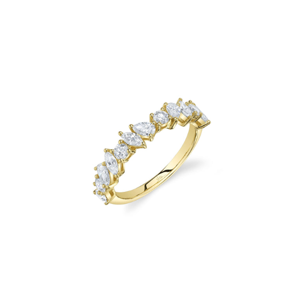 14KY 1.07CTW Marquise, Pear Shape, and Round Diamond Band by Shy Creation Kiefer Jewelers Lutz, FL